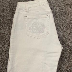 CAbi white jeans